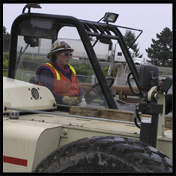 Photo of Operating Engineer doing work